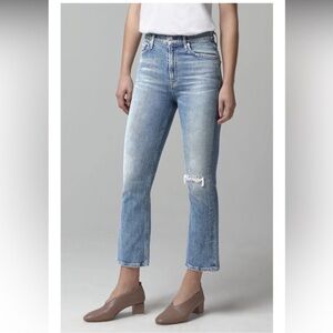 Citizens Of Humanity Demy Cropped Flare Jeans Size 27